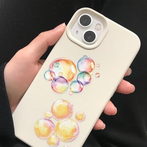 50PCS Iridescent Bubble Stickers Pack