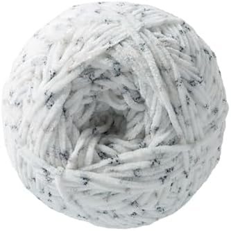 Loops & Threads Skinny Chenille Multi Yarn - Yarn for Knitting, Crochet, Weaving, and Arts & Crafts - Panda Multi, Polyester, 7.7 oz