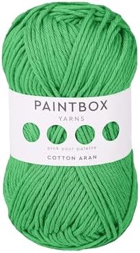 Paintbox Yarns 100% Cotton Aran Yarn 1.76oz / 50g, 93yds / 85m