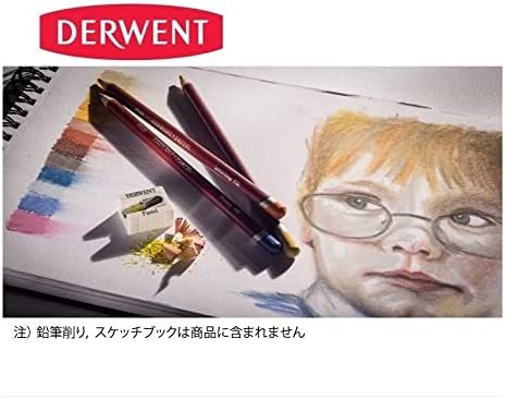 Derwent Pastel Pencils, 4mm Core, Metal Tin, 12 Count (32991)