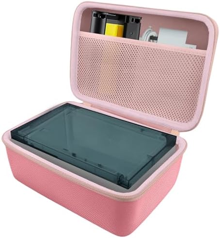 khanka Case Compatible with M110 M100 M200 Liene 4x6'' Photo Printer, Wi-Fi Picture Printer,Case Only(Pink)