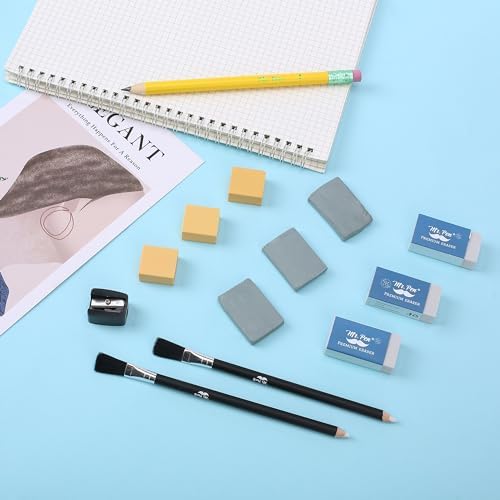 Mr. Pen- Art Eraser Set, 12 pcs, Artist Pencil Erasers