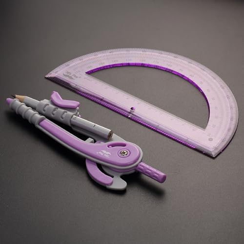 Mr. Pen- Geometry Compass and Protractor Set, 6 Inch Compass