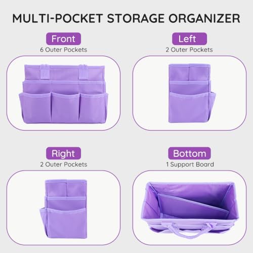 Craft Organizer Tote Bag, Art Supply Organizer Bag for Art Supplies