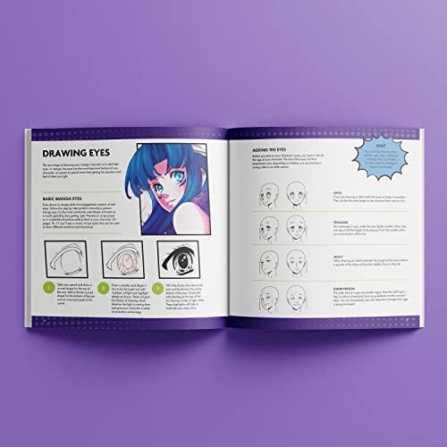 Hinkler Art Maker Masterclass Collection: How to Draw Manga Kit - Adults Drawing Kit – Draw Manga - Japanese Art - Drawing Stationary - Advanced Drawing Guide - Arts and Craft for Adults - Craft Kits
