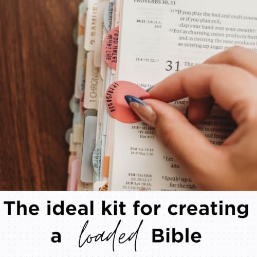 Esther Bible Journaling Kit, Loaded Bible journaling Supplies, Highlighters, Pens, Vellum Bible Tabs, Sticky Notes, Sticker Sheets, Fineliner, Paperclips & Bible Study Guide