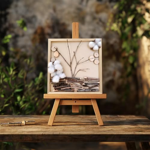 5 Pack Wood Canvas Boards for Painting, Unfinished Birch Cradle Boards