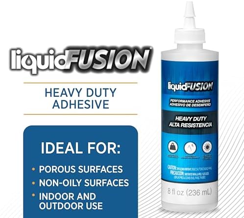 Aleene's Liquid Fusion Glue, Great for Rhinestone Embellishment, Diamond Art, Tumbler Making, 8 oz