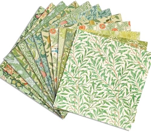 12×12 Vintage Spring Vine Scrapbook Paper Watercolor Patterned Paper,24 Sheets Double-Sided CardStock Papers Pad for Holiday Cardmaking Journaling DIY Origami Decorative Craft Papers.