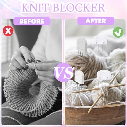 32 Pcs Kniting Blocking Combs, Knit Blockers Combs for Blocking