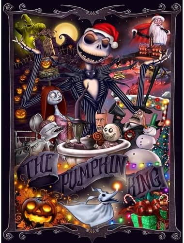 Halloween Diamond Art Kits for Adults,Diamond Painting Kits for Beginner 5D