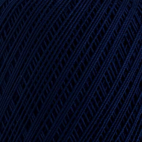 Yarn Art 1 Skein YarnArt Violet,100 Mercerized Cotton Yarn Threads Crochet Lace Hand Knitting Yarn Embroidery Arts Crafts (Navy Blue 0066)
