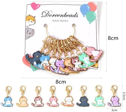 DoreenBeads Stitch Markers for Crocheting and Knitting