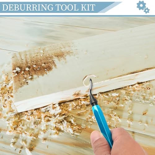 Deburring Tool with 12 HSS Blades for Metal Resin PVC 3D Print