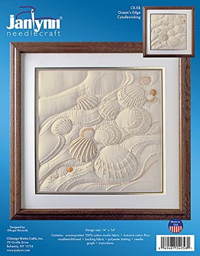 Janlynn Embroidery Kit, White, By the yard