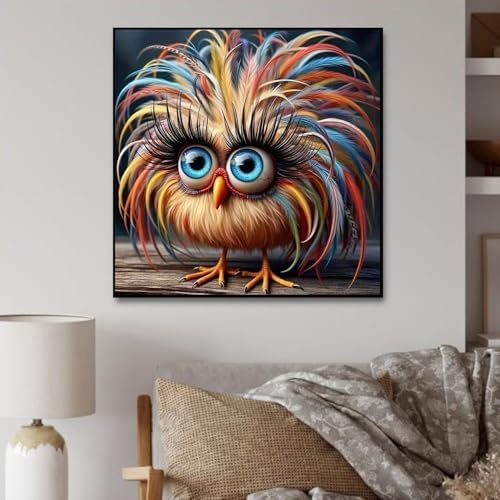Xylogist Cute Chicken Diamond Art Kits for Adults 12x12 inch