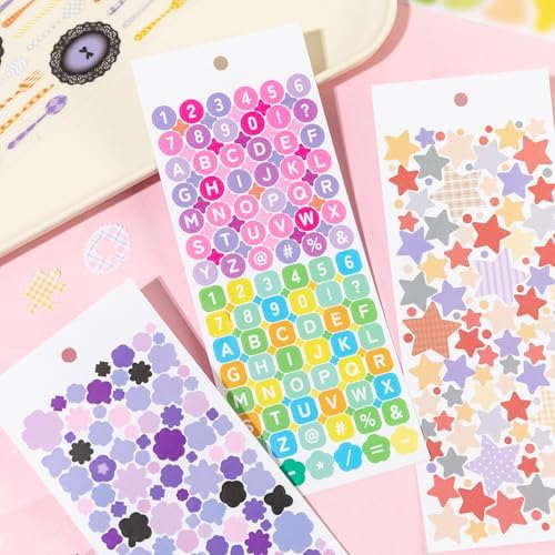PRSTINCOL Cute Sticker Book, Dark Purple