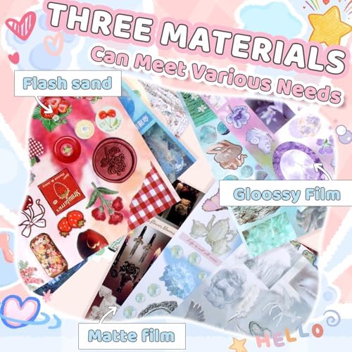 30 Sheets Japanese Sticker Book 990+ Vintage Aesthetic Scrapbook Journal Stickers Cute Korean Stickers for Journaling Scrapbooking Supplies Kawaii Sticker for Kids Adult DIYCosmtic Books