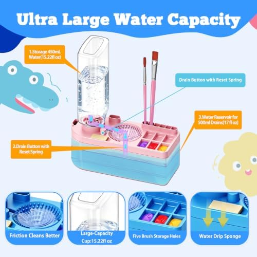Paint Brush Cleaner Tool Water Color Brush Rinser Flush My Brush