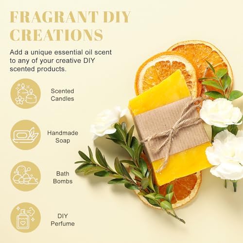 MAYJAM Neroli Essential Oil for Diffuser Soap Candle Making, 3.38FL.OZ