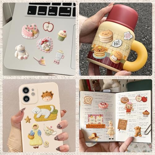Japanese Embroidered Sticker Book Animal and Plant Theme Scrapbook Stickers