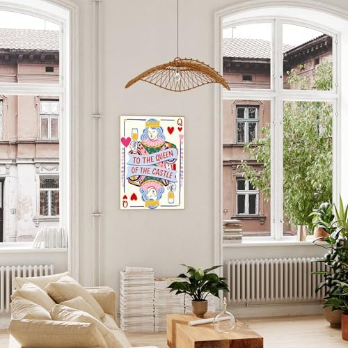 xcemhil Queen Paint by Numbers Kit for Adults Beginner, Queen Acrylic Paint by Number Kits Suitable for Home Wall Art Decor Gifts 16x20 Inch