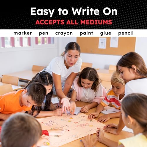 Hygloss Large Poster Board 22x28 - 50 Count Bulk Pack - 10 Pt. Thickness White Poster Board Paper for Projects, Presentations, Displays, Signs, Crafts - Blank Posterboard Multipack 22" x 28"