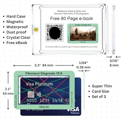 Fibonacci Diagonals Directors Viewfinder Card