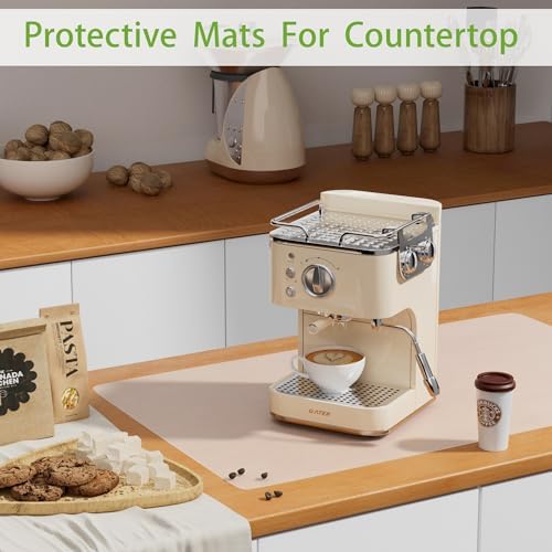 Large Silicone Mats for Kitchen Counter: 15.75"x23.6" Clear Heat Resistant