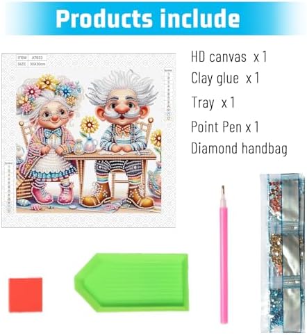 Diamond Painting Kits for Adults, Family Daily Life Pattern Design Special Shape Diamond Art Kits for Beginners, DIY Diamonds Paintings Art for Home Wall Decor Gift