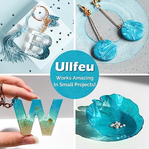 UV Resin Kit 400g Bulk, No Odor Clear Hard Fast Epoxy Resin Kit | Upgraded Formula for Jewelry Making, Handmade Decoration DIY Craft Coating, Cures Fast Under UV Lamp