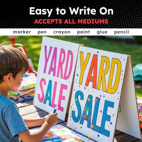 Hygloss Medium Poster Board 11x14 - 100 Count Bulk Pack - 10 Pt. Thickness White Poster Board Paper for Projects, Presentations, Displays, Signs, Crafts - Blank Posterboard Multipack 11" x 14"