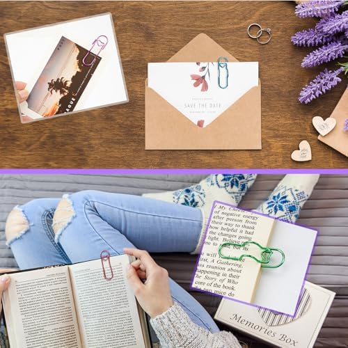 Paperclip Pen Holder for Notebook, 32pcs Metal Pen Clip for Journal