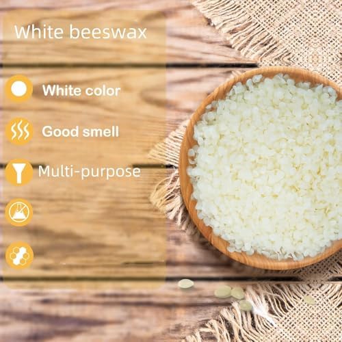 5LB Beeswax Pellets Beeswax for Candle Making Beeswax Pellets for Skin Beeswax Beads Beeswax Bulk Beeswax for DIY Making and Craft Project