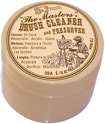 The Masters Non-Toxic Paint Brush Cleaner and Preserver, 1 Ounce