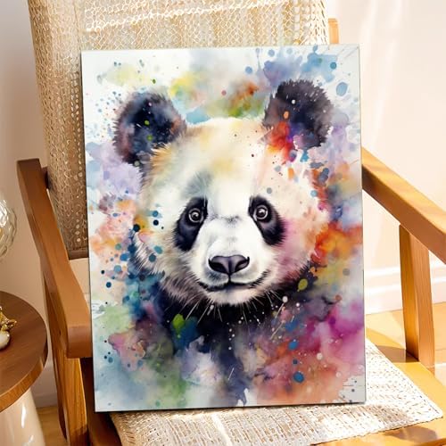 XTCIXAL Paint by Numbers Kit for Adults, Panda, 16X20 Inch