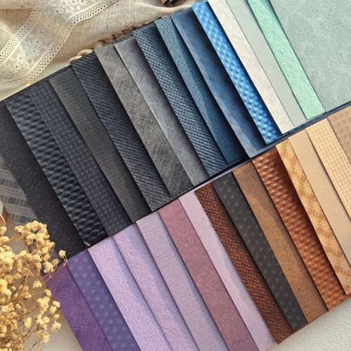 60 Unique Sheets A5 colorful Textured Scrapbook Paper