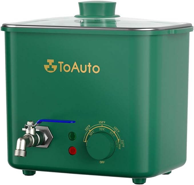 TOAUTO 8Lbs Wax Melter with Quick Pour Valve for Candle Making