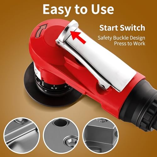 Pneumatic Chamfer Tool, 30000 RPM Air Chamfer Tool with 8C & 6R Blades