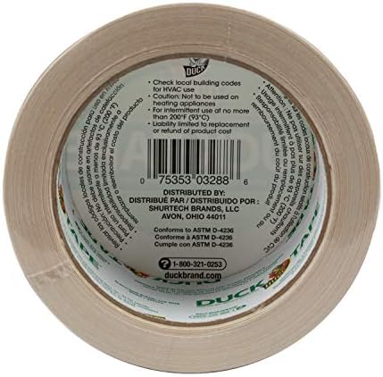 Duck Brand 283264 Color Duct Tape, Single Roll, Beige, 60 Foot