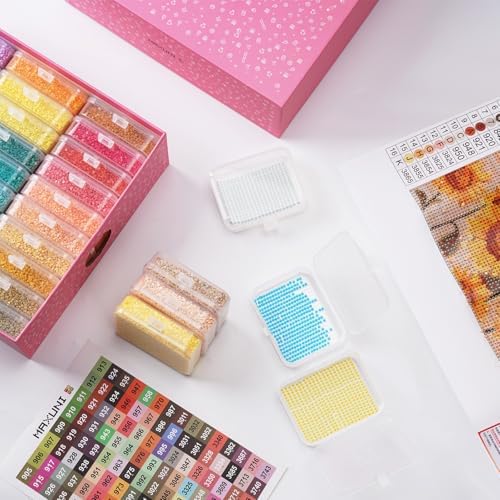 20PCS Diamond Painting Storage Containers Trays with Lids