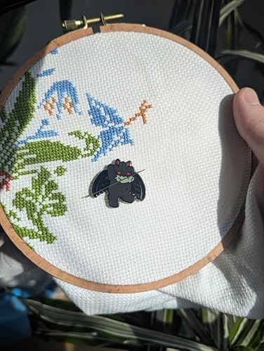 Mothman Needle Minder for Cross Stitch & Embroidery