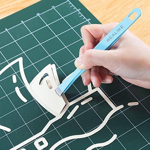 REALIKE 12x12 StandardGrip Cutting Mat Compatible with Cricut Maker 3/Maker 4/Maker/Explore 3/4/Air 2/Air/One(3 Mats), Green Standard Gridded Adhesive Cut Mat for Crafts
