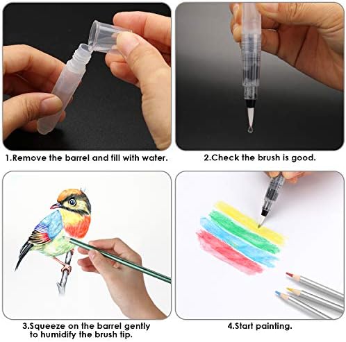 AGPTEK Drawing Pencils Set, 75-Piece Art Supplies Color Drawing Pencils Set Contains Sketch Pencils, Charcoal Pencils, Water Colored Pencils and Metal Colored Pencils for Kids, Adults and Artist