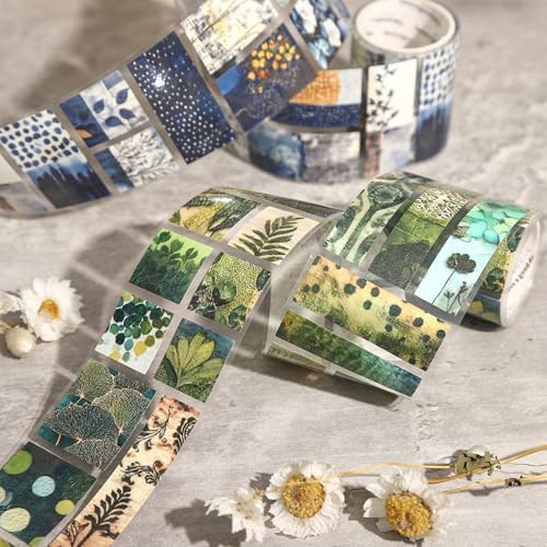 PET Washi Tape Stickers for Journaling Supplies, Srapbook Stickers for DIY