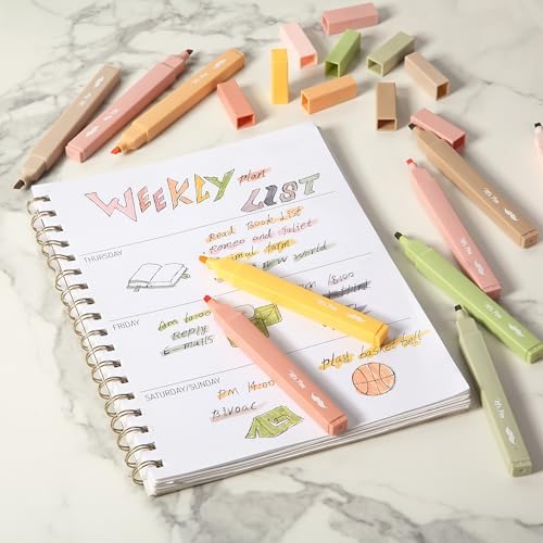 Mr. Pen- Aesthetic Highlighters No Bleed, 10 Pack, Assorted Colors | Chisel Tip, Cute Highlighters Assorted Colors for Journaling, Highlighting, Underlining, Fast Dry, Back to School Supplies