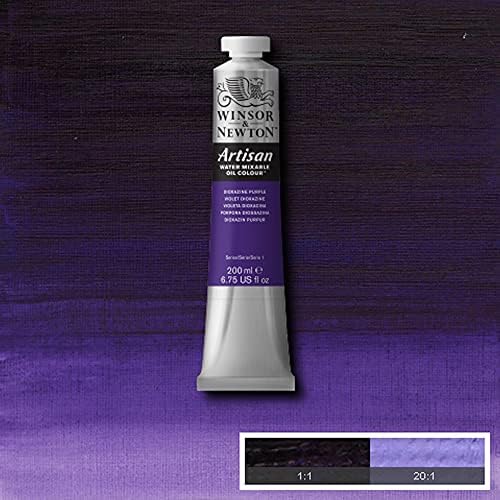 Winsor & Newton Artisan Water Mixable Oil Paint, 200ml, Dioxazine Purple