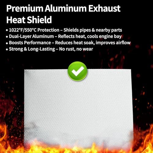 Exhaust Heat Shield Automotive 16" x 79" Roll, with Metal Ties