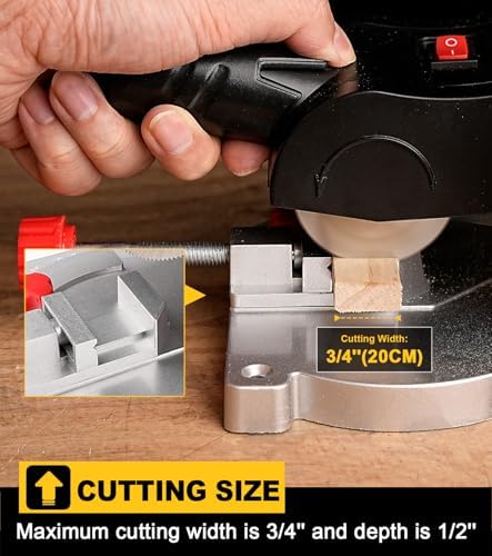 Sbestily Mini Miter Cut-Off Chop Saw for Miniature Model Making, Arrow Saw