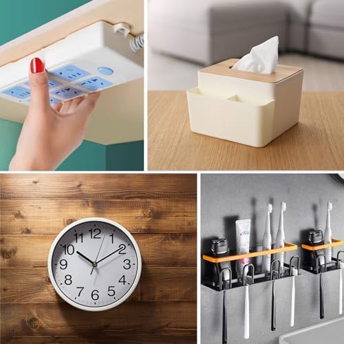 Ultra-Thin Clear Double Sided Tape Heavy Duty 1.58Inch X 66Feet Two Sides Strong Stick Mounting Adhesive Tape For Rug Fixed,DIY Crafts,Poster,Arts,Fixed Clothes,Paste Photo,Scrapbook,Gift Wrap